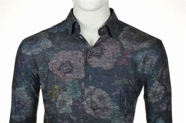 Eden Valley overhemd regular fit AMSTERDAM, navy