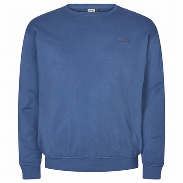 North 56°4 crew neck sweater, safier blauw