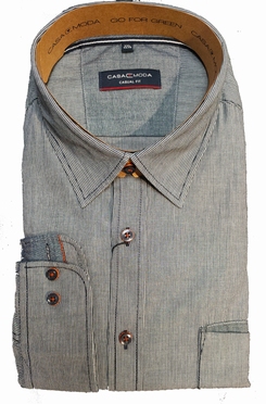 Casa Moda Kent overhemd Casual Fit, fijn streepje