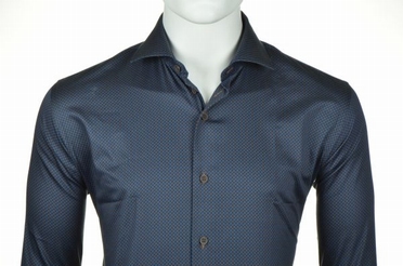 Eden Valley overhemd soft stretch regular fit, navy