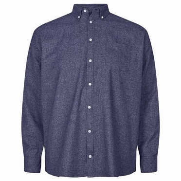 North 56°4 overhemd LM, blue melange