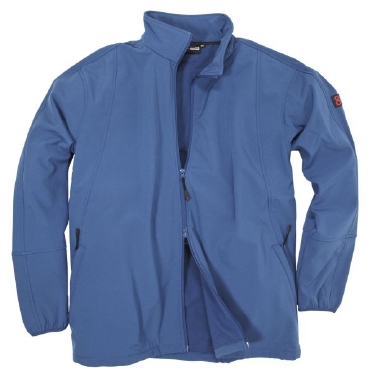 Softshell jas Arosa waterafstotend, royal blue