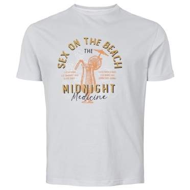 North 56Denim T-shirt 'Sex on the Beach', l.blauw