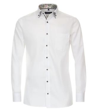 Casa Moda overhemd Comfort Fit strijkvrij, wit