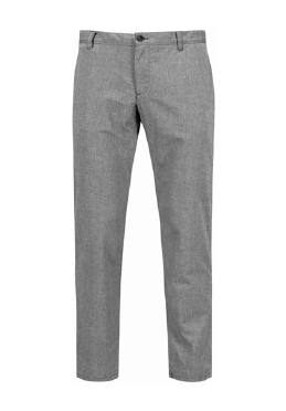Alberto Chino Regular Fit Smart Cotton Look L34, d.grijs