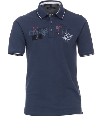 Casa Moda zomer polo 'The Miami Spirit', blauw