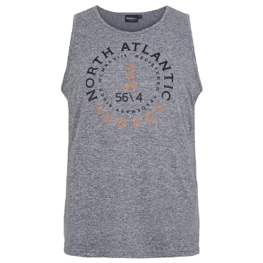 North 56°4 Singlet m. Cool Effect, grijs melee