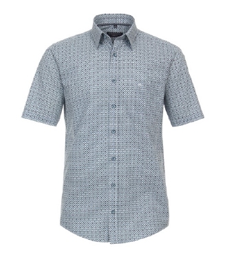 Casa Moda overhemd Casual Fit , blauwe blokjes
