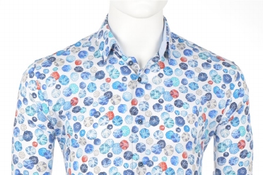 Eden Valley overhemd m. stretch regular fit, zeesterren