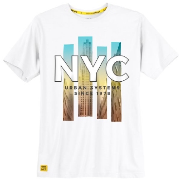 Redfield t-shirt print 'NYC', wit