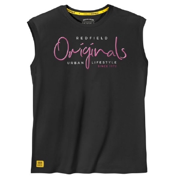 Redfield tanktop print 'Originals', zwart