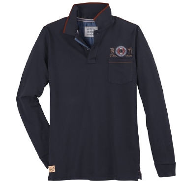 Redfield Polo piqué LM 'Canada Outdoor', navy