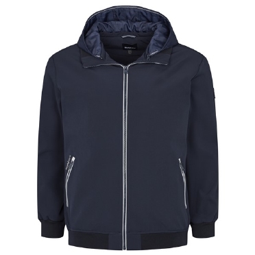 North 56°4 Softshell m. afrits capuchon, navy