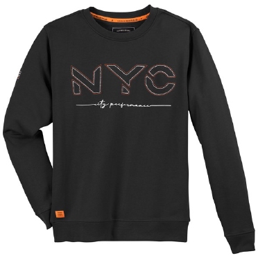 Redfield sweater "NYC", zwart