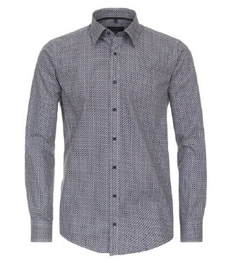 Casa Moda overhemd Casual Fit, blauw