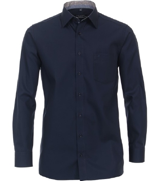 Casa Moda overhemd Comfort Fit strijkvrij, navy