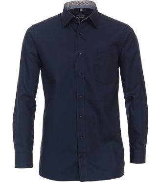 Casa Moda overhemd Comfort Fit strijkvrij, navy