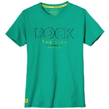 Redfield t-shirt 'ROCK', groen