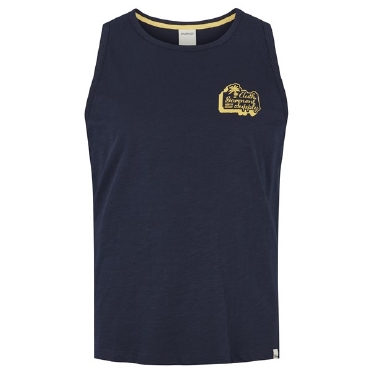 North 56Denim Singlet 'Garment Supply', navy