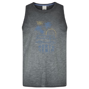 North 56Denim Singlet 'VW Ocean Vibes', zwart