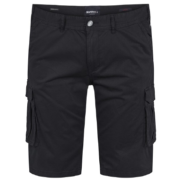 North 56°4 Cargo shorts met stretch, zwart