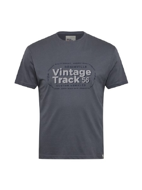 North 56Denim T-shirt Vintage Track, stone