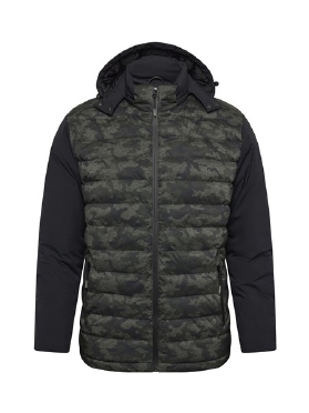 North 56Denim Camouflage puffer jack, d.grijs