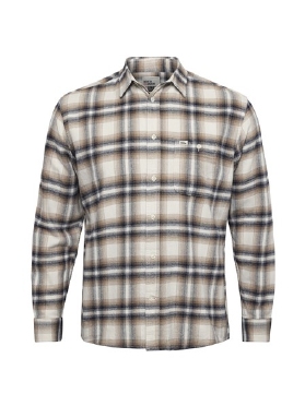 North 56Denim Overshirt flanel soft-feel, geruit