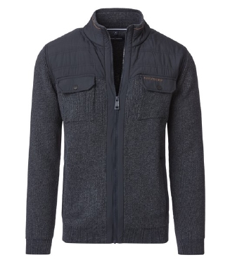 Casa Moda Wintervest gebreid, uni navy