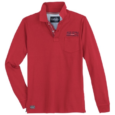Redfield Polo piqué borstzak LM, rood