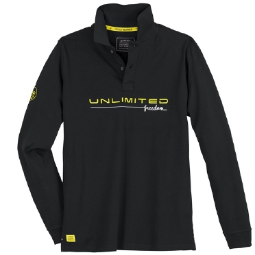 Redfield Polo piqué LM "unlimited", zwart