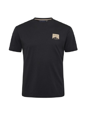 North 56°4 T-shirt rugprint 'Mount Kjerag', zwart