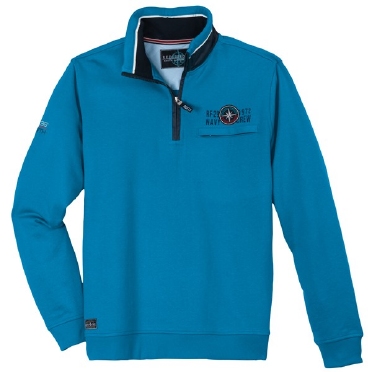 Redfield trui m. borstzakje "Nautical", aqua