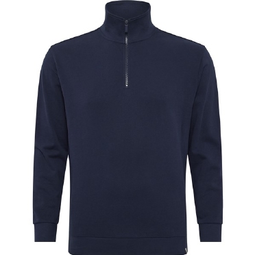 North Latitude sweatshirt m. rits in kraag, navy