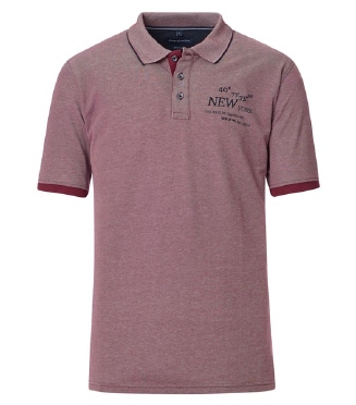 Casa Moda zomer polo 'New York', bordo