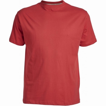 North 56°4 Basic T-shirt, effen rood
