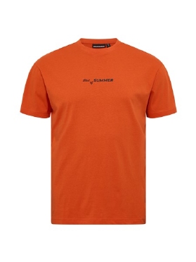 North Latitude T-shirt 'Blast of Summer', oranje