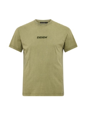 North Latitude T-shirt print 'DENIM', army green