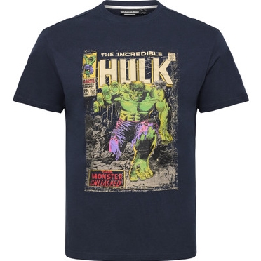 North Latitude T-shirt print 'The Hulk', navy