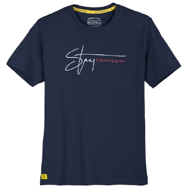 Redfield t-shirt 'Stay Confident', night blue