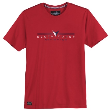 Redfield t-shirt 'South Coast', paprika