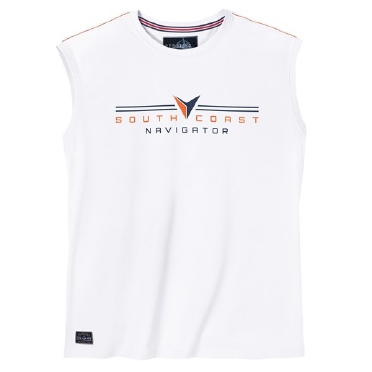 Redfield tanktop print 'South Coast', wit