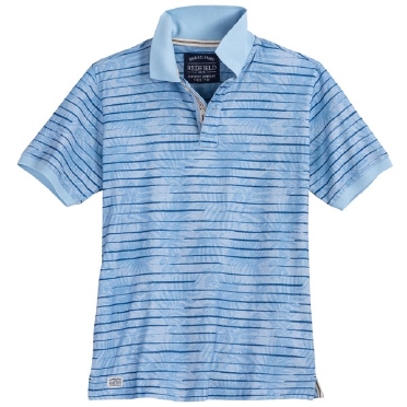 Redfield Polo all-over print, licht blauw