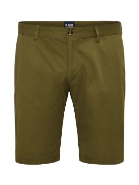 North Latitude Chino shorts m. stretch, army green