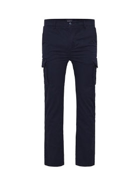 North Cargo broek m. stretch+elast. boord, navy