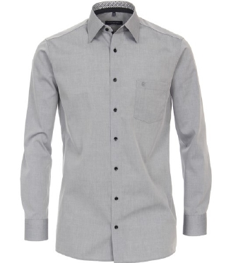 Casa Moda overhemd Comfort Fit strijkvrij, grijs