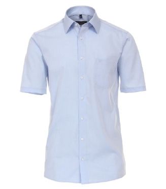 Casa Moda strijkvrij Comfort Fit overhemd, l.blauw