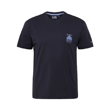 North Latitude T-shirt met V-hals, night sky