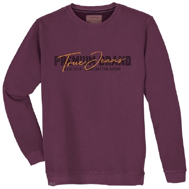 Redfield sweater "True Jeans", red plum