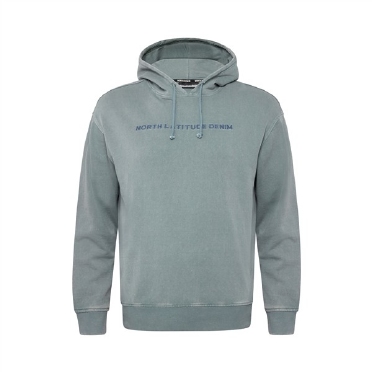 North Latitude sweater m. capuchon, pale mint